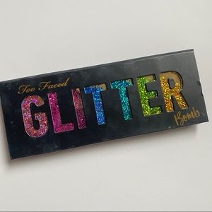 Too Faced Glitter Palette - swatched once